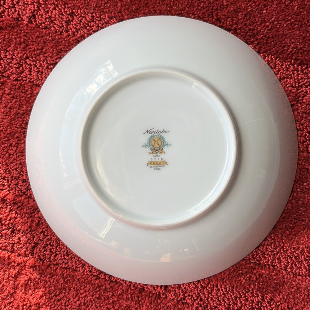 🦃🎁🐰NORITAKE “ROSAY” 6216 7 PC CHINA SET 🌹 - Picture 10 of 12